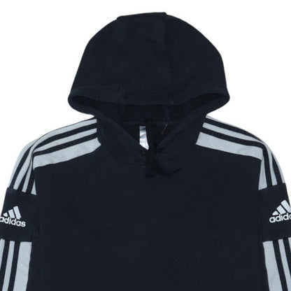 Adidas Men's Black Pullover Hoodie L Sports Fleece Hooded Sweatshirt