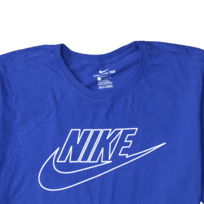 Nike Men's Blue Graphic Logo Sports T-Shirt Size L