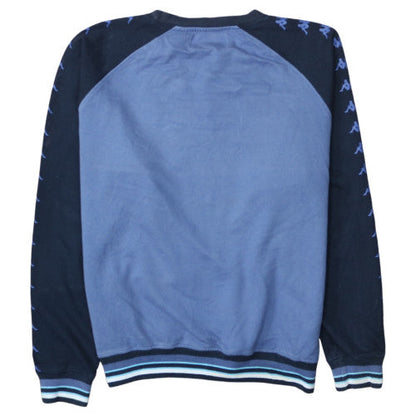Kappa Men's Blue Crew Neck Logo Sweatshirt Size L