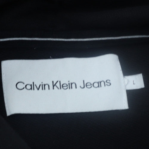 Calvin Klein Jeans Men's Black L Pullover Hoodie Classic Logo