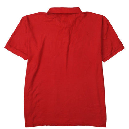 Nautica Men's Red 2XL Cotton Short Sleeve Polo Shirt