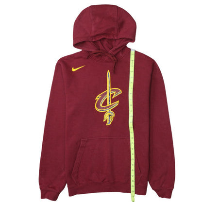 Nike Men’s Maroon Hoodie Medium Pullover NBA Graphic Cotton Blend