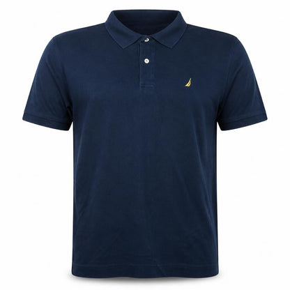 Nautica Men's Blue XL Cotton Short Sleeve Polo Shirt