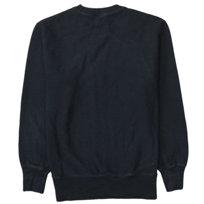 Champion Mens Black Large Reverse Weave Crew Neck Sweatshirt