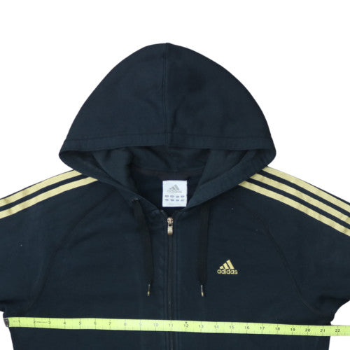 Adidas Men's Black Full Zip Hoodie Size M Sports Fleece