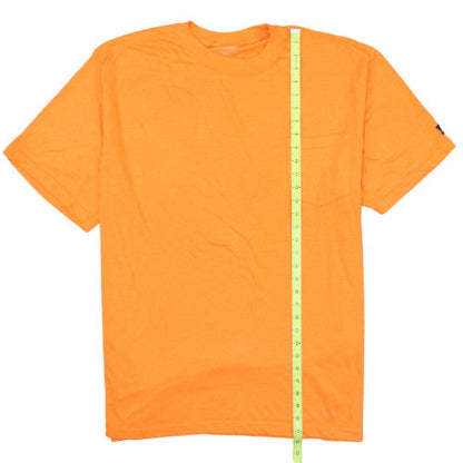Dickies Men's Orange 2XLT Crew Neck Short Sleeve Work T-Shirt