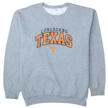 Russell Athletic Mens Grey Texas Longhorns Crew Neck Sweatshirt XXL