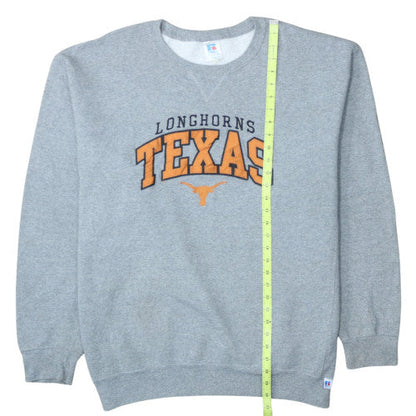 Russell Athletic Mens Grey Texas Longhorns Crew Neck Sweatshirt XXL
