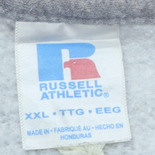 Russell Athletic Mens Grey Texas Longhorns Crew Neck Sweatshirt XXL