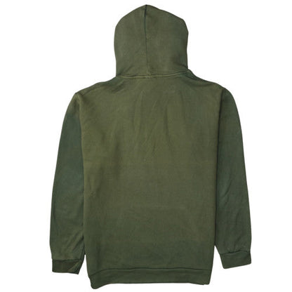 Adidas Men's Green Pullover Hoodie XL Fleece Logo Sweatshirt