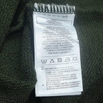 Adidas Men's Green Pullover Hoodie XL Fleece Logo Sweatshirt