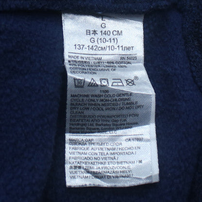 GAP Boys Blue Full Zip Fleece Hoodie 10-11 Years with Logo Design