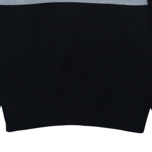 FILA Men's Black Pullover Hoodie L Regular Fit Sportswear
