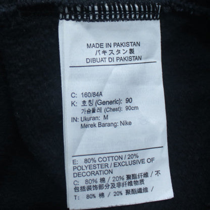 Nike Women Black Medium Pullover Sweatshirt, Crew Neck, 3/4 Sleeve