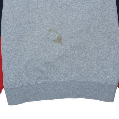 Champion Men's Blue Grey Red XL Pullover Sweatshirt Crew Neck Logo