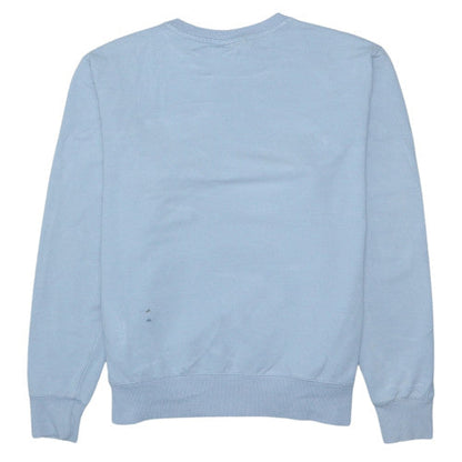FILA Women Light Blue Crew Neck Pullover Sweatshirt Size L