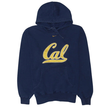Nike Men’s Blue Cal Pullover Hoodie Size M Graphic Fleece Sweatshirt