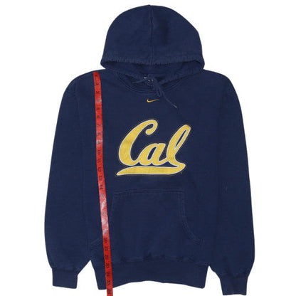 Nike Men’s Blue Cal Pullover Hoodie Size M Graphic Fleece Sweatshirt