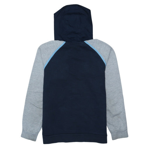 Nike Boys Blue & Grey Pullover Hoodie XL Cotton Logo Sweatshirt