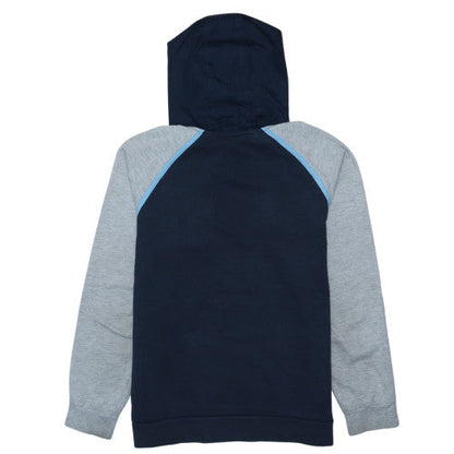 Nike Boys Blue & Grey Pullover Hoodie XL Cotton Logo Sweatshirt