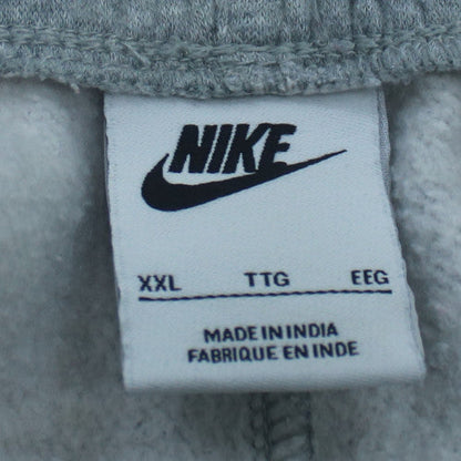 Nike Men's Grey 2XL Sweatpants Regular Fit Fleece Tapered