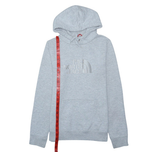 The North Face Womens Grey Pullover Hoodie Medium Embroidered Logo