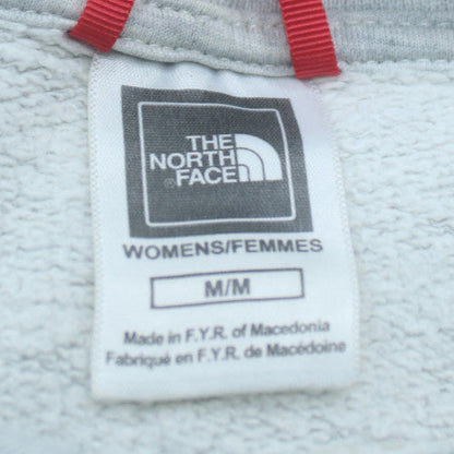 The North Face Womens Grey Pullover Hoodie Medium Embroidered Logo