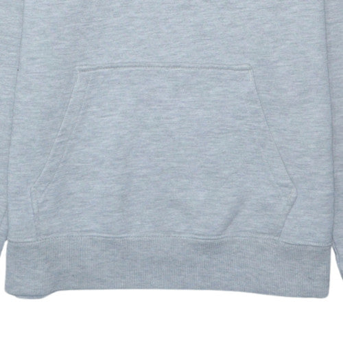 The North Face Womens Grey Pullover Hoodie Medium Embroidered Logo