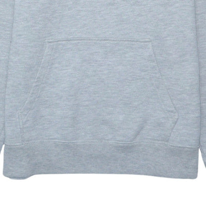 The North Face Womens Grey Pullover Hoodie Medium Embroidered Logo