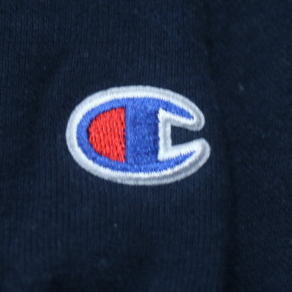 Champion Men's Blue California 1/4 Zip Fleece Sweatshirt M