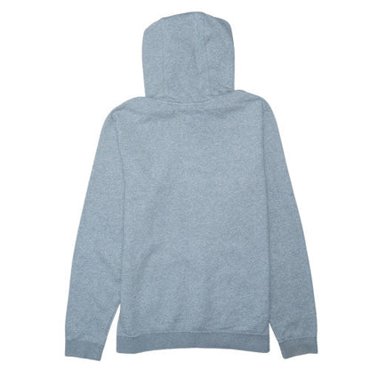 Nike Men's Grey Pullover Hoodie M Regular Fit Fleece Logo Sweatshirt