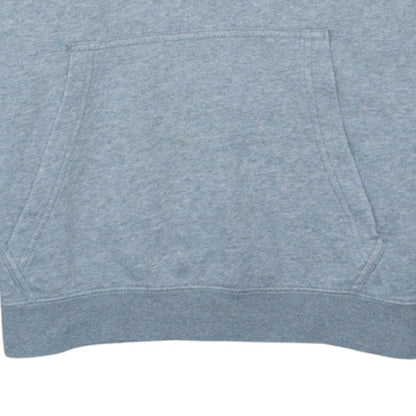Nike Men's Grey Pullover Hoodie M Regular Fit Fleece Logo Sweatshirt