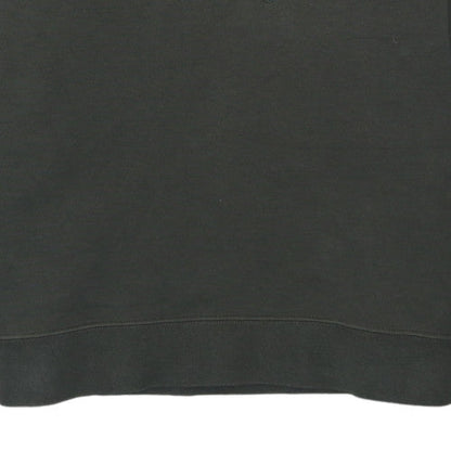 Nike Men's Green Crew Neck Zip Pocket Sweatshirt M