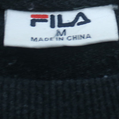 Fila Men's Black Crew Neck Pullover Sweatshirt Size M
