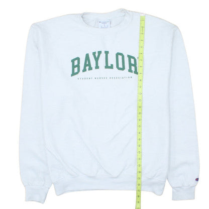 Champion Eco Authentic Women's White Crew Neck Pullover Sweatshirt L