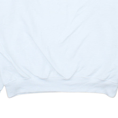 Champion Eco Authentic Women's White Crew Neck Pullover Sweatshirt L
