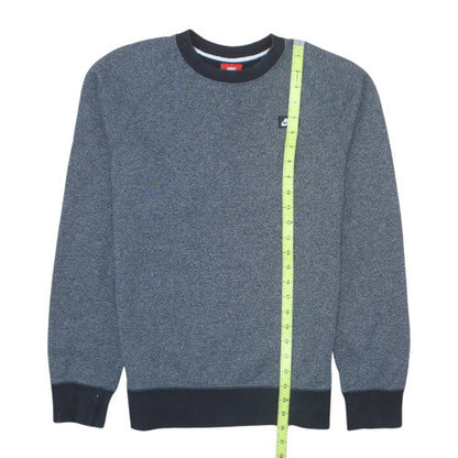 Nike Mens Grey Crew Neck Sweatshirt Small Classic Logo Pullover