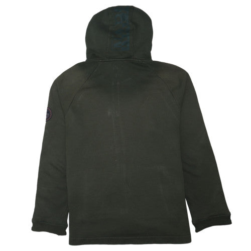 Napapijri Mens Green XL Full Zip Hoodie Jacket