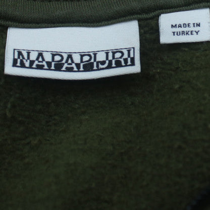Napapijri Mens Green XL Full Zip Hoodie Jacket