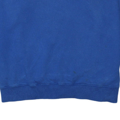 Umbro Mens Blue XL Crew Neck Pullover Sweatshirt Vintage Football Top