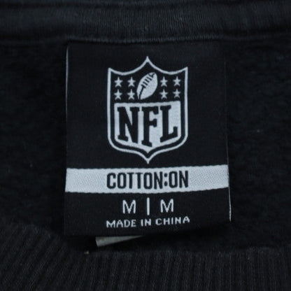 Cotton On Men’s Black Raiders Super Bowl Sweatshirt M Regular Fit