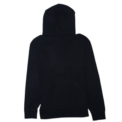 Vans Womens Black Pullover Hoodie L Cotton Blend Logo Sweatshirt