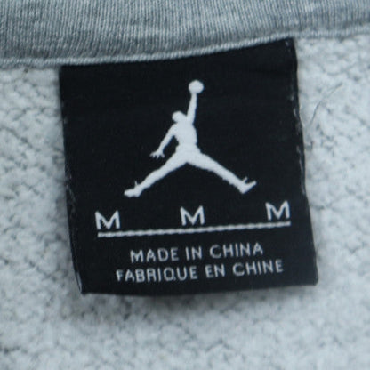 Nike Men’s Grey Pullover Hoodie M Graphic Sports Fleece