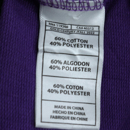 Mitchell & Ness Womens Black Purple Lakers Sweatshirt Small Crew Neck