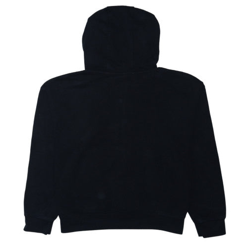 Lonsdale Women Black Full Zip Hoodie Size 16 Cotton Blend
