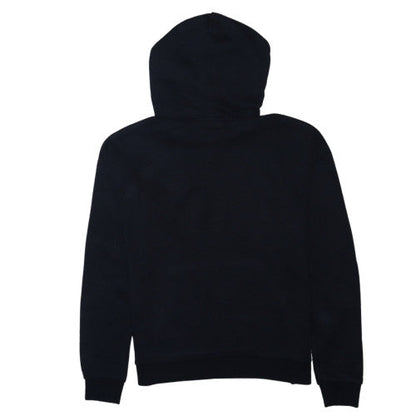 Fila Womens Black XS Pullover Hoodie with Logo Embroidery