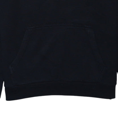 Fila Womens Black XS Pullover Hoodie with Logo Embroidery