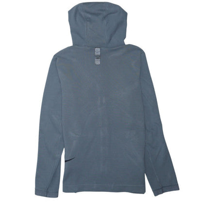 Nike Boys Grey Full Zip Hoodie XL 158-170cm Fleece Lined Activewear