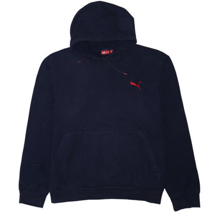 Puma Men's Blue 2XL Pullover Hoodie Fleece Sweatshirt