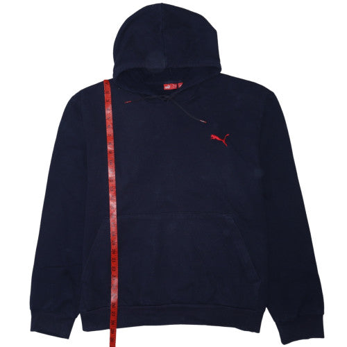 Puma Men's Blue 2XL Pullover Hoodie Fleece Sweatshirt